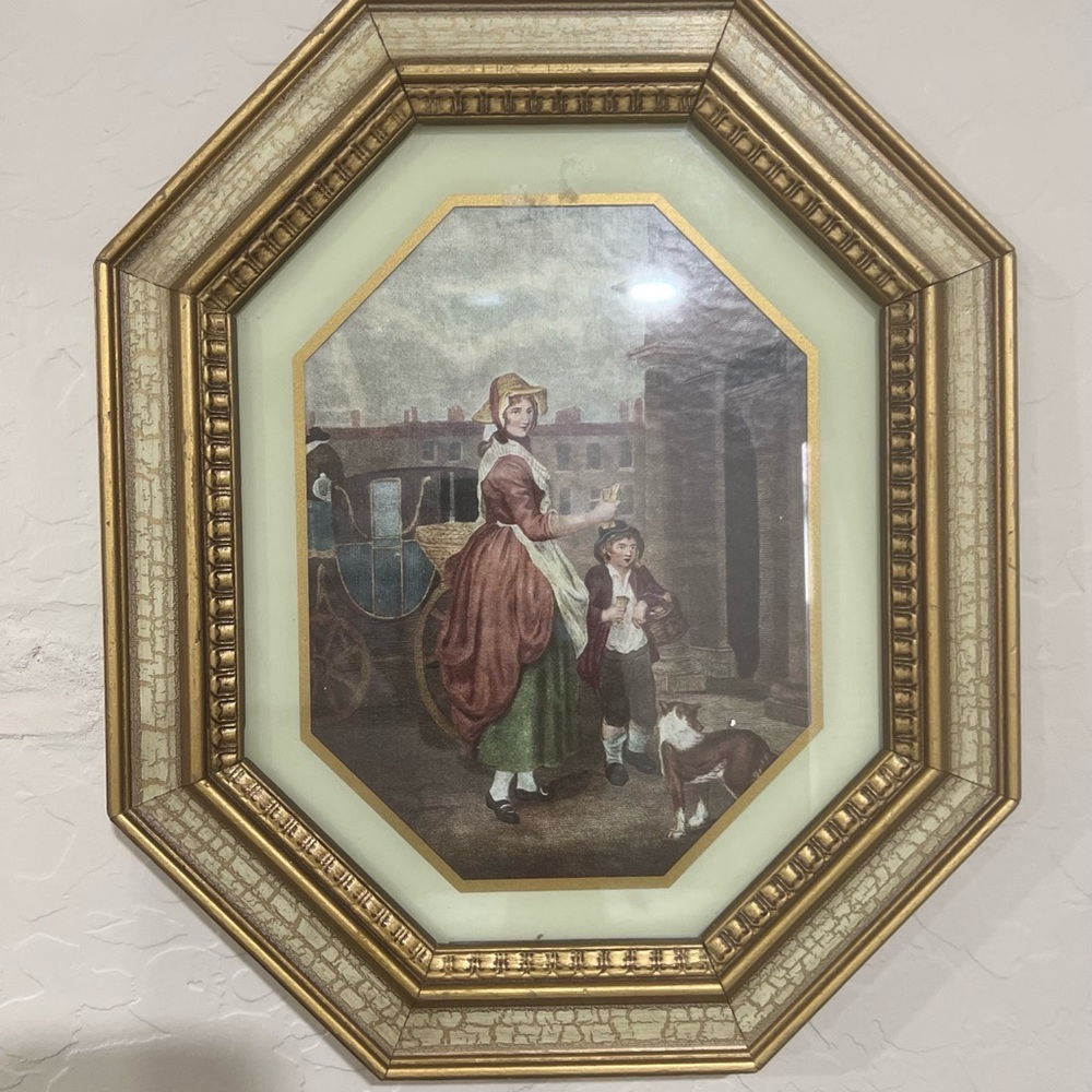 Vintage 1960’s “Cries Of London” Wall Deco By Turner Designs 13X10 Inches